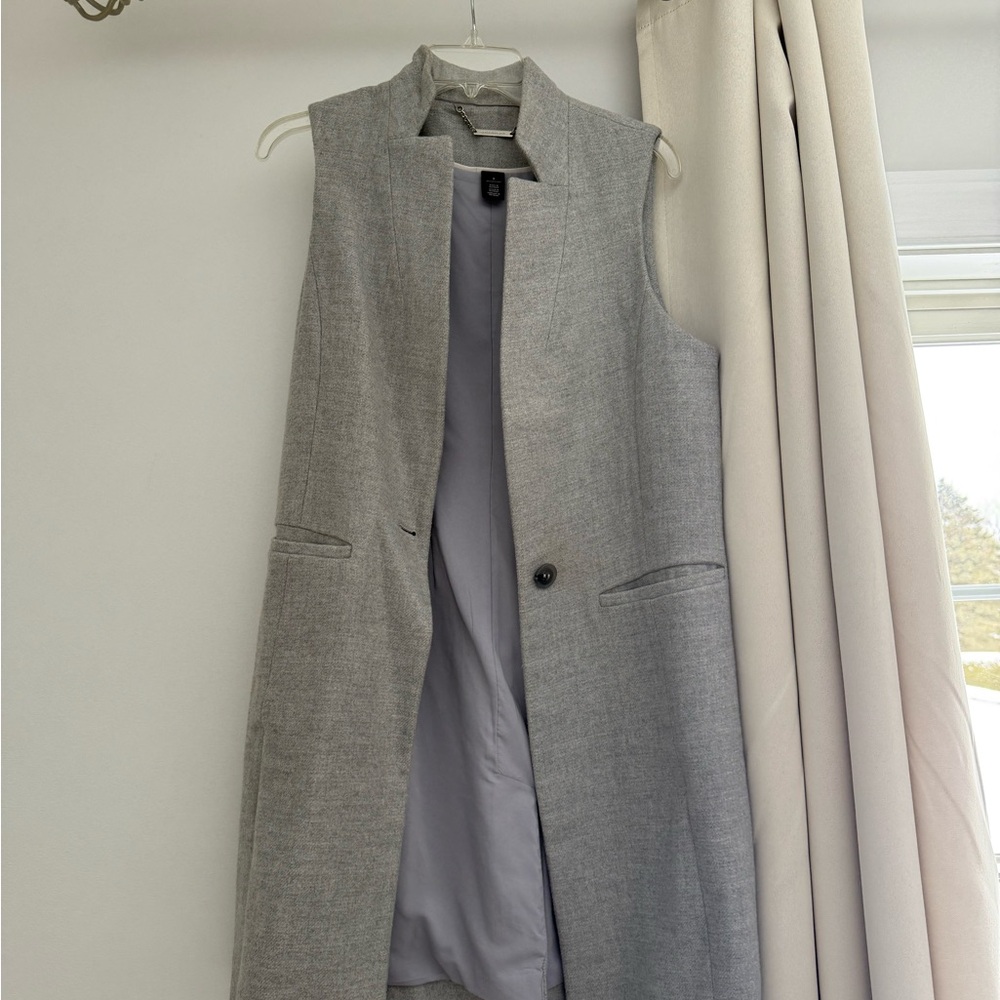 White House Black Market Light Gray Jacket